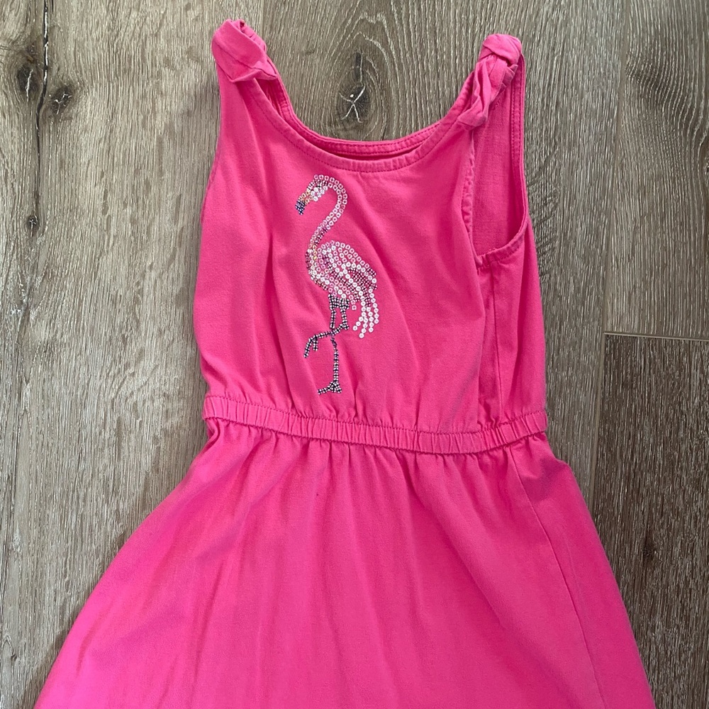 Adorable Flamingo Gap Kids Summer Dress Size XS